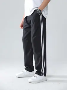 Boys' Casual Elastic Waist Comfortable Activity Track Pants, Breathable Running Sports Leisure Pants with Pockets, Spring Summer Outdoor Clothes, Athletic Wear, Sports Clothing