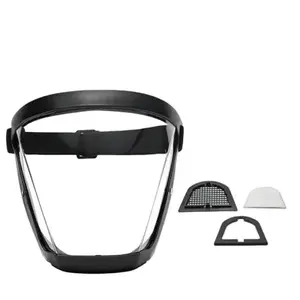 Full Face Clear Mask with Adjustable Buckle – Reusable, Heat-Resistant Protective Mask for Work, Outdoors, Garage & Kitchen