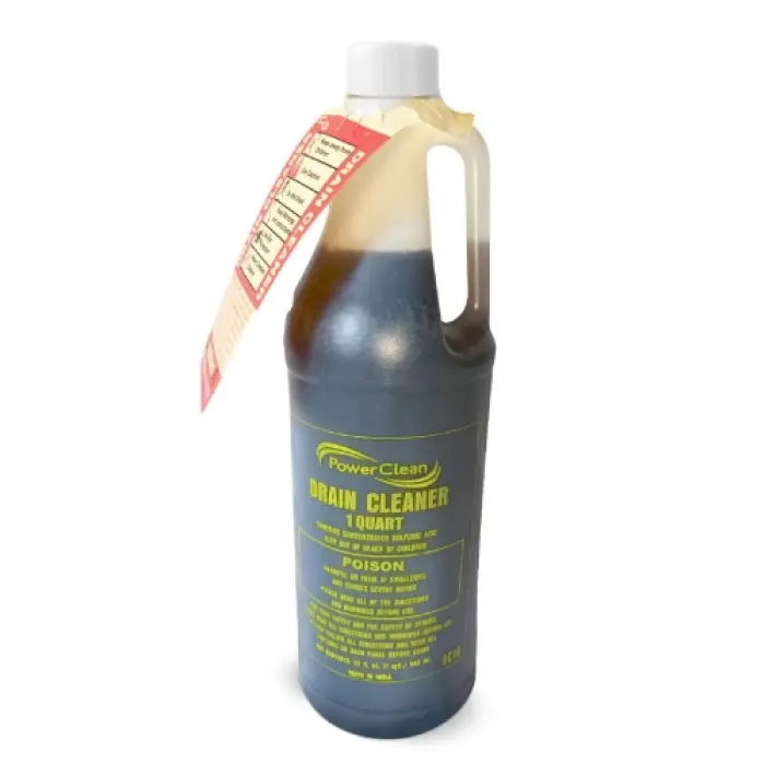 212 MAIN DC1Q Grip Tight Tools 1 qt. Sulfuric Drain Cleaner, Household Pipe-Safe Unclogger, Home Cleaning Supplies, Cleaning Products with Poly Bottle