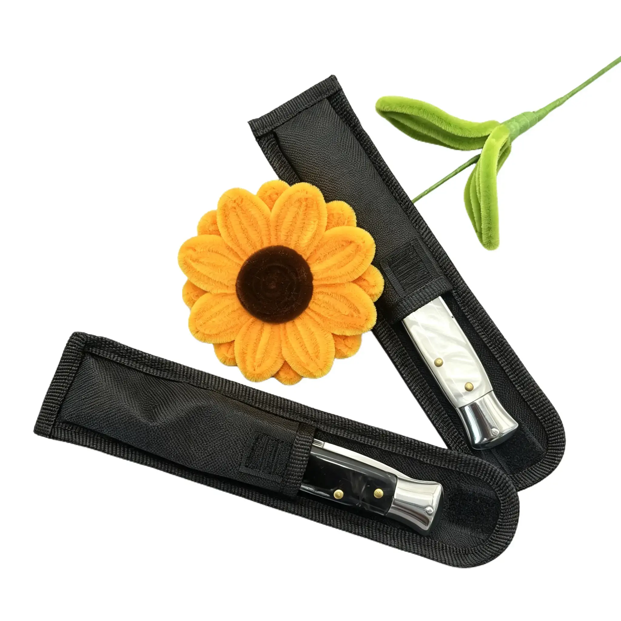 Mini Folding Pocket Knife with Polished Metal Handle, Portable Utility Tool for Outdoor Survival, Whittling, Carving, Peeling, Fighting for Adults with Storage Sheath, Companion, 15Cm, Nylon Handle