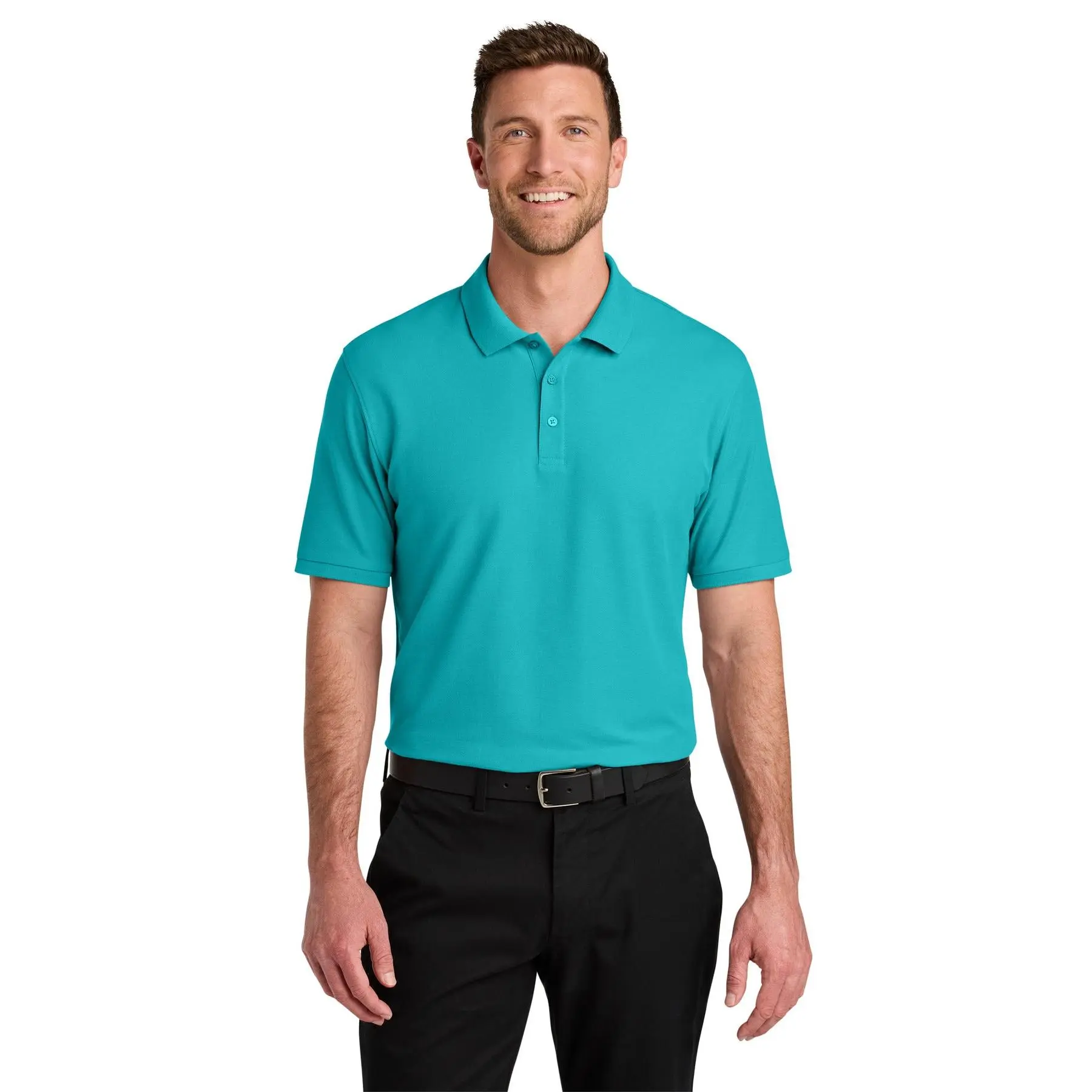 Custom Embroidered or DTF Printed - Port Authority® Wearever Signature Pique Polo K200