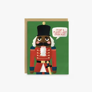 Nutcracker Card – Funny Holiday Card for Friends & Coworkers