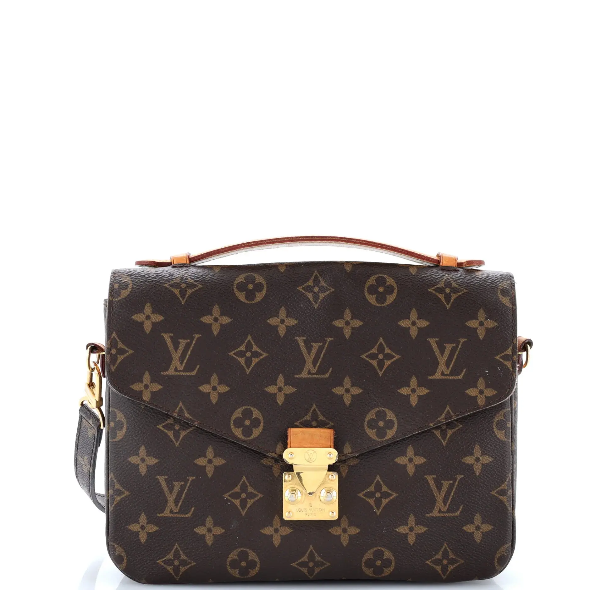 Pre-owned Louis Vuitton material Messenger Bags Pochette Metis Reverse Monogram Canvas by Rebag