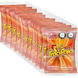Chefrito Trocipollo 12 Pack Chicken Flavored Crunchy Snack 30g Each Snack Pack