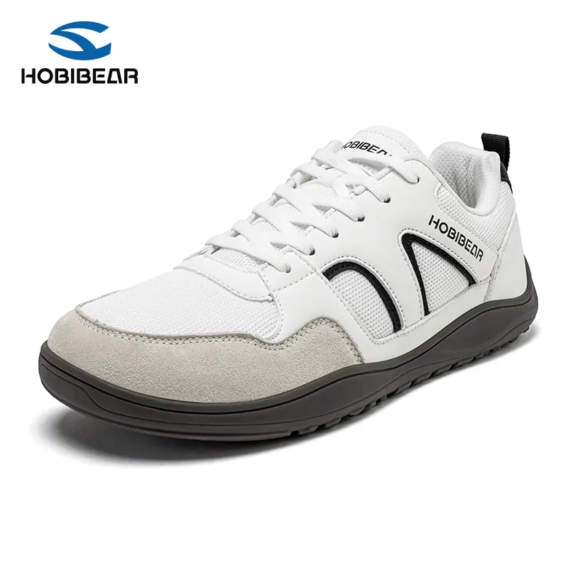 HOBIBEAR Barefoot Minimalist Shoes for Women & Men Zero Drop Wide Toe Box Canvas Slip-on Sneakers for Casual Training Running Walking Comfortable
