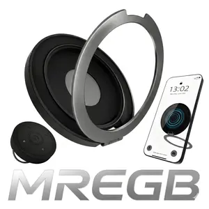 MREGB Magnetic Phone Stand & Bluetooth Remote Control – MagSafe Phone Holder, Adjustable Cell Phone Stand for iPhone & Android, TikTok Scrolling Remote, Selfie Shutter, Video Recording, Reading, Desk & Travel, Hands-Free Portable Phone Holder summerwins s
