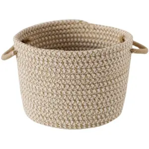 Hand-woven desktop storage basket, cosmetics, snacks, desktop sundries storage, essential high-value storage basket decorations for home use