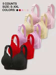 Women's Wireless Everyday Bra Set, Comfortable & Breathable Design, Perfect for Daily Wear, Available in Multiple Sizes