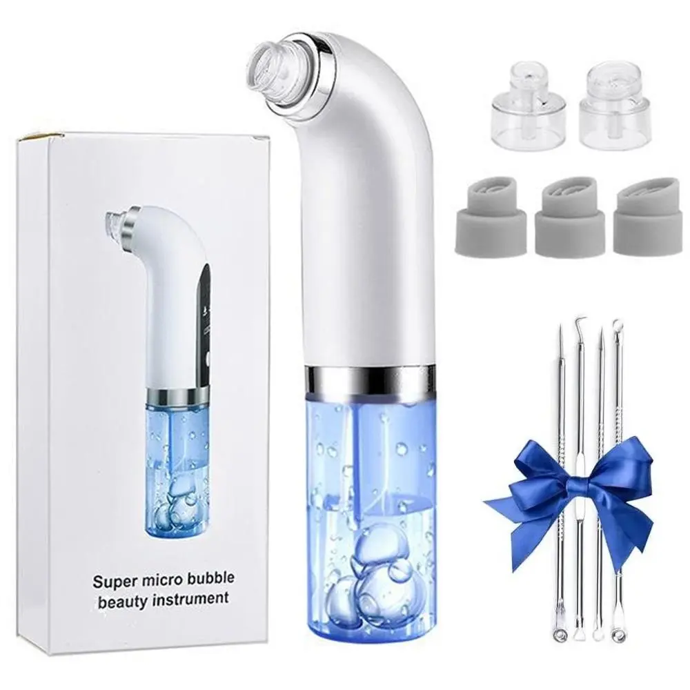 Electric Blackhead Remover, Blackhead Removal, 1 Box Facial Pore Cleaner with 4 Counts Replacement Heads, Blackhead Vacuum Cleaner, Facial Beauty Instrument, Personal Care Appliances, Comfort