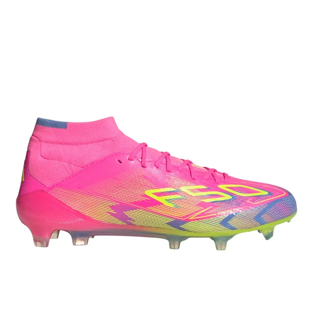 adidas Womens F50 Elite Mid Firm Ground Soccer Cleats  - Pink