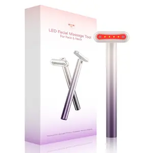 【 Women's Red Light Massage Facial Instrument 】 - Collagen Enhancement, Eye Bag Massage, USB Power Supply, Elegant Pink Gold Design, Lithium Polymer Battery, Suitable for Home Salon - Ideal Christmas Gift for Women, Maintenance Process