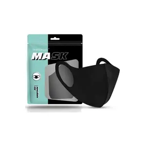 Black Breathable Reusable Washable Face Mask