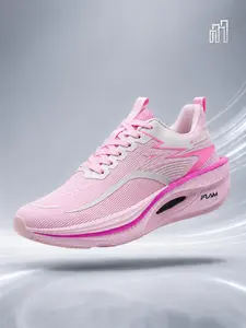 [Dn. Monkeys] Women's Cherry Blossom Running Shoes, Breathable Mesh, Sporty Style, All Seasons, Textile Upper, Eva Sole