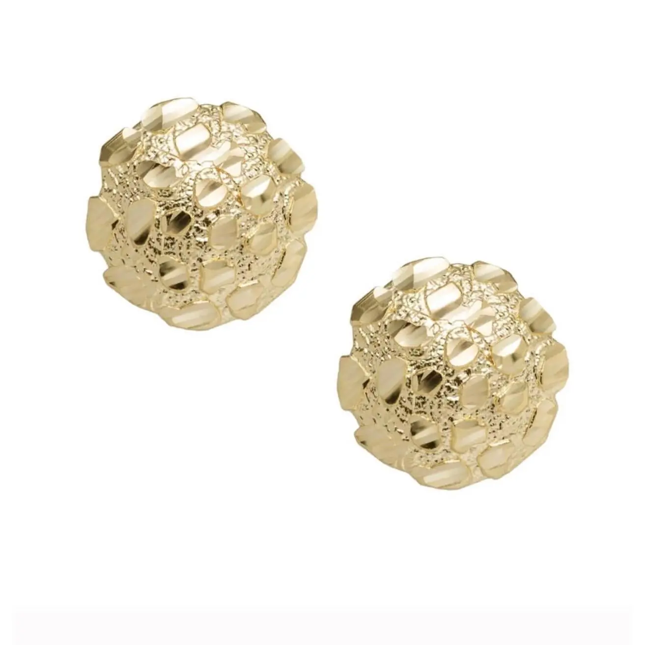 Nugget Circle Earrings