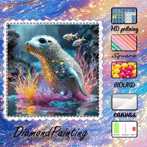5D Duck Down Fabric Canvas, available with AB drills, crystal drills, fairy dust drills, diamond painting kits full drill square round drills, Crystal Seal DIY mosaic wall art, beginner craft kit (with tools), home wall decoration gift, diamond art kit.