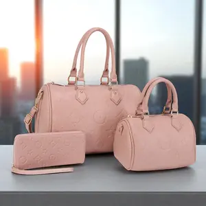 BagParty 2025 Winter Fashion Mini 3-in-1 Duffle Bag Set, For Travel, Office, Commuting, Gift for Women, Birthday and New Year