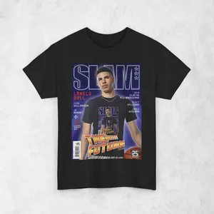 Lamelo Ball Slam Cover T-Shirt Vintage Retro Streetwear For Men Unisex Sports Tee, Dad'S Gift