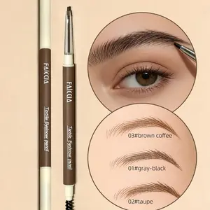 Double-Ended Eyebrow Pencil Long-Lasting Natural Look, Perfect for Beginners & Lazy Days, Enhances Brow Definition Instantly