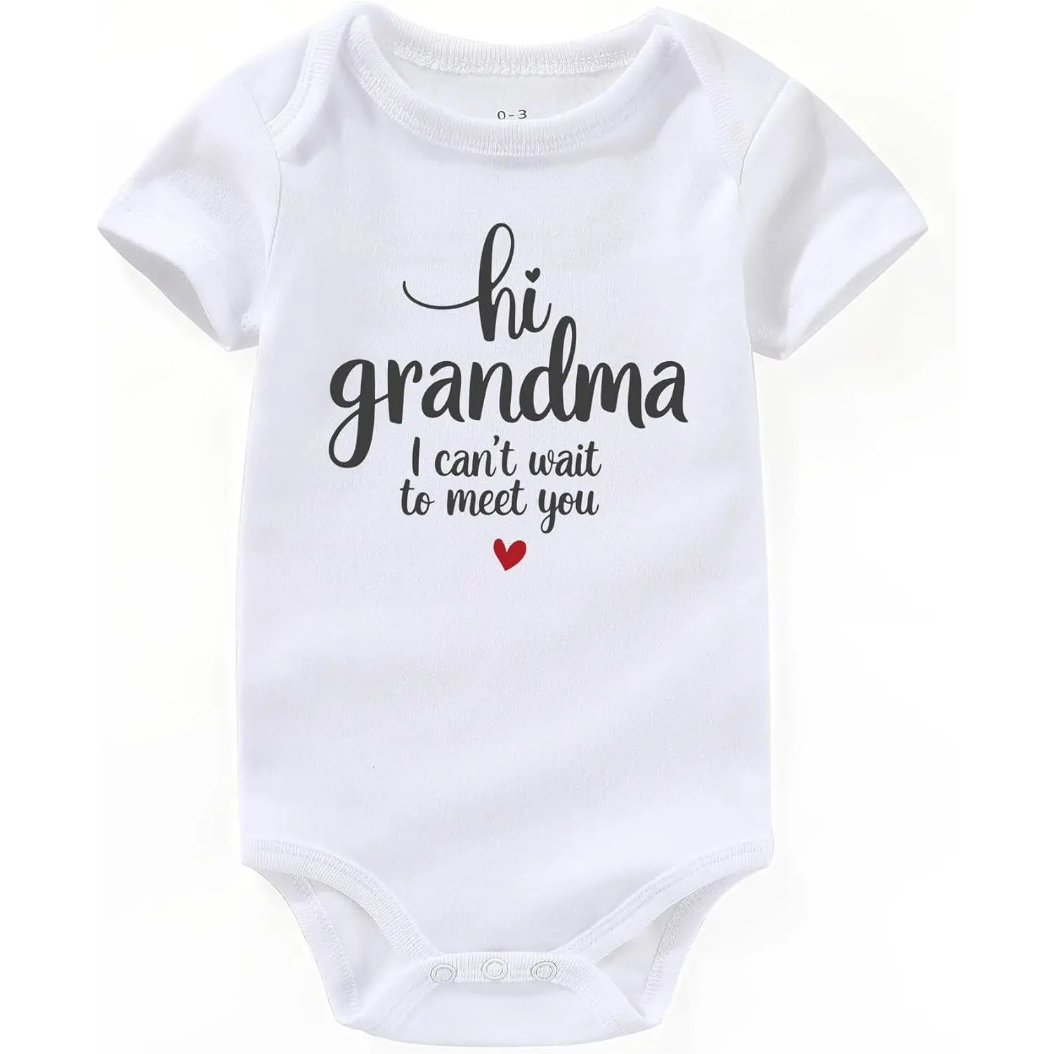 Hi grandma pregnancy announcement Baby Clothes grandma baby announcement Baby Bodysuits Newborn