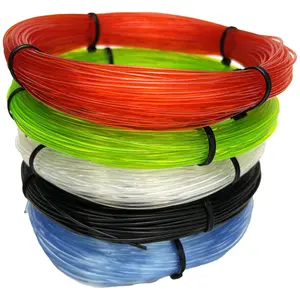 Monofilament Fishing Leader 500# 2.2mm - 50yds 150ft Kit with 25 2.6mm Aluminum Crimps Green UV Under UV Light