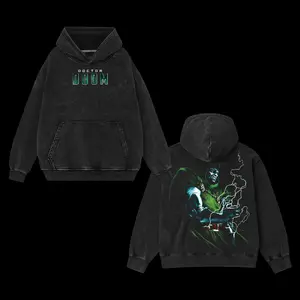 Superstyle Dr.Doom "The Masked Tyrant" MCU Edition Double Printed Oversize Lightweight Acid Washed Hoodie TV Series Graphic Design Top Cotton Streetwear Comic Superheroes Hoodie Cewneck Clothes Menswear Womenswear