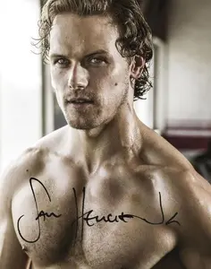 Sam Heughan Outlander Shirtless Photo Photograph Print (8 x 10 inches)
