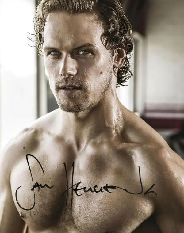 Sam Heughan Outlander Shirtless Photo Photograph Print (8 x 10 inches)