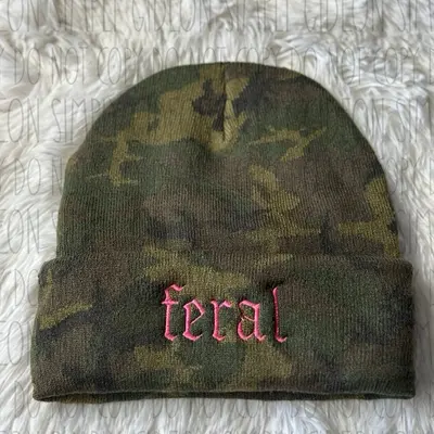 RKWC9 In Stock USA Made Woodland Camo Knit Beanie