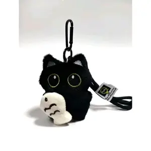Cat Series Bag Charm Keychain Pendant, Casual Style Accessory, Stylish Backpack Charm, Perfect for Airline Tag Wallets, Great Gift for Bags and Backpacks