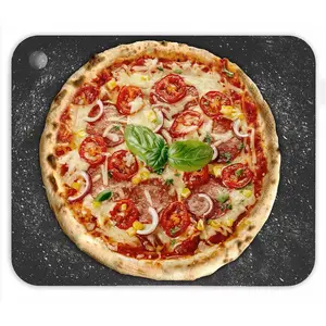 Pizza Steel for Oven 16 Inch 1/4 Inch Thick, Baking Steel for Oven, Grill, Sourdough Bread, Baking Stone for Oven With Lifting Holes 16" X 13.25" (40.6 x 33.6 cm)