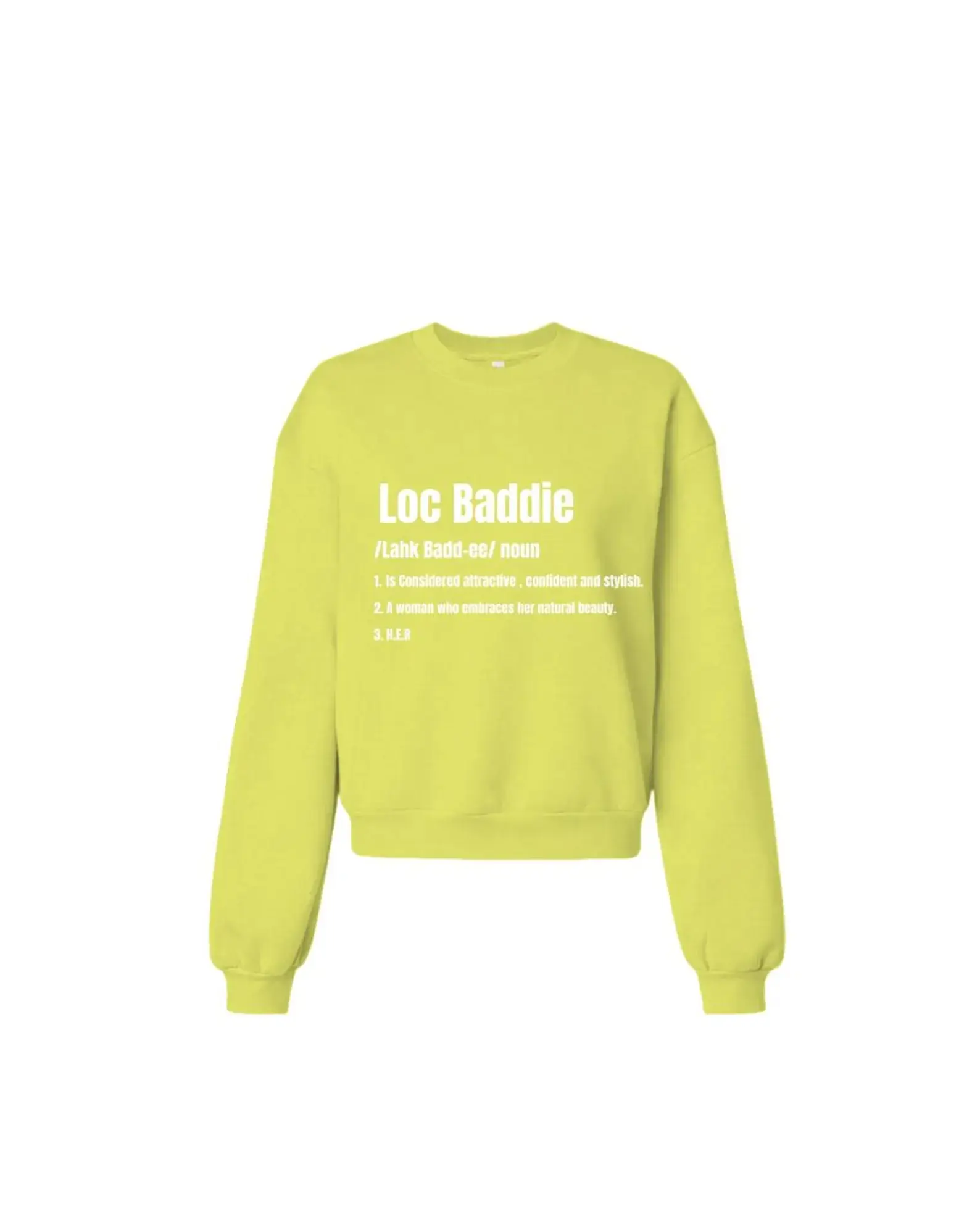 Vibrant Buttercup Loc Baddie Pullover - Soft Pastel Yellow Streetwear for Her
