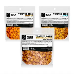 Bulk Beef Jerky I Toasted Corn Sampler - Ranch, Original and BBQ Light Crunch