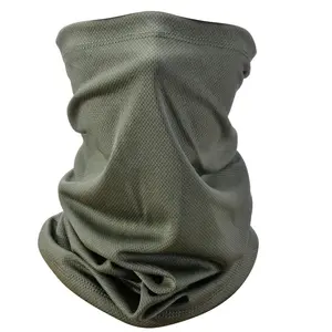 Multifunctional Outdoor Sport Magic Scarf Solid Neck Warmer Tube Hiking Cycling Face Head Wrap Mesh Bandana Balaclava Headband