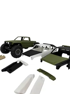 Axial SCX24 pinched Truck body 1/24 scale with sliders and pinched camper