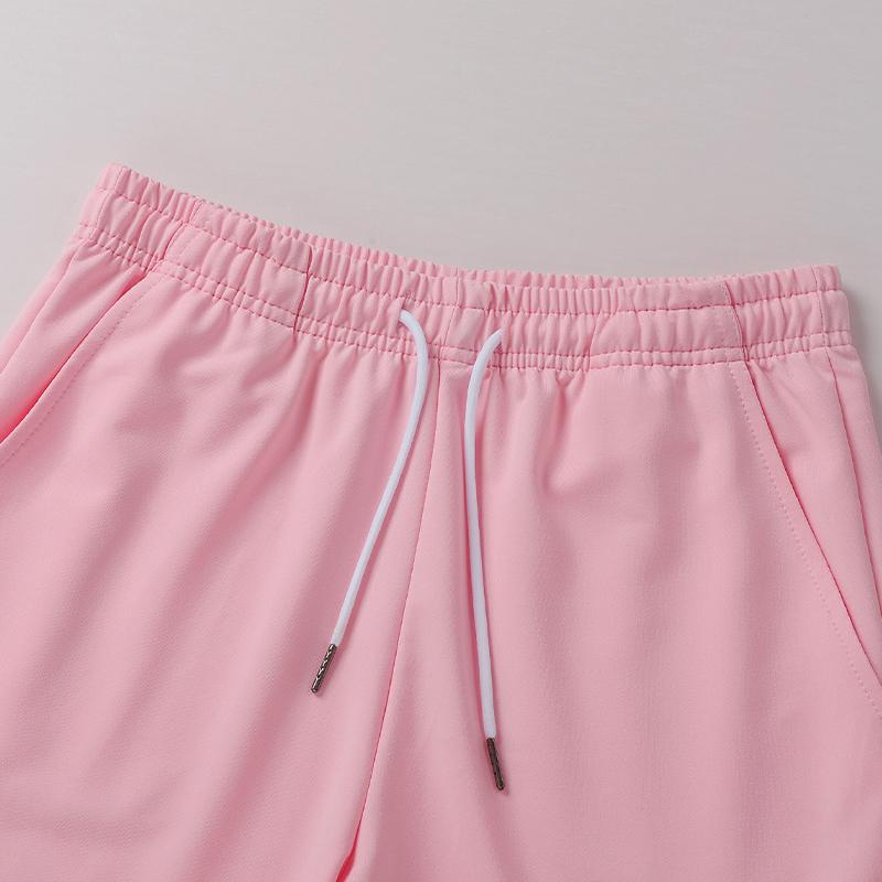 New women’s quick-dry sports casual shorts with a drawstring elastic waistband, summer beach athletic shorts
