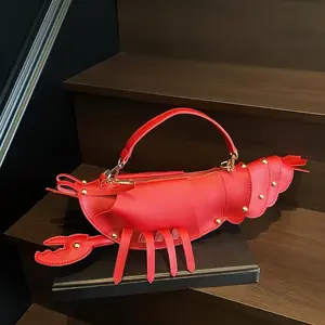 New Fashionable and Style Lobster Bag with Rivet Design, Preferred Bag Type, Stylish Chain Bag, Cruciformbody Bag