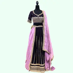 Full Designer Purple Lehenga