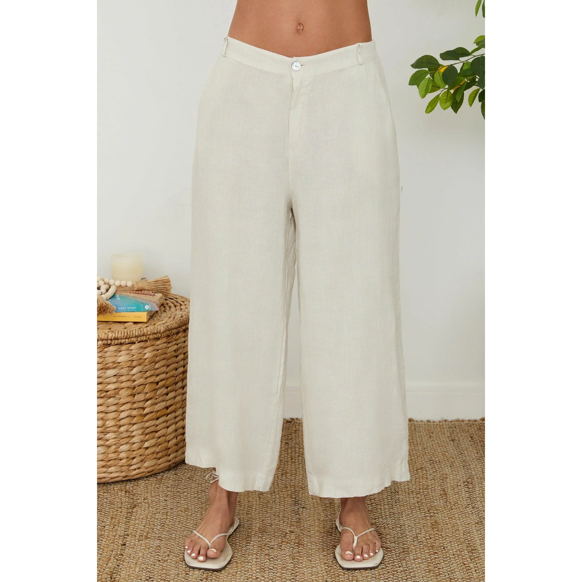 Wide Leg Linen Gaucho Wide Leg Linen Gaucho