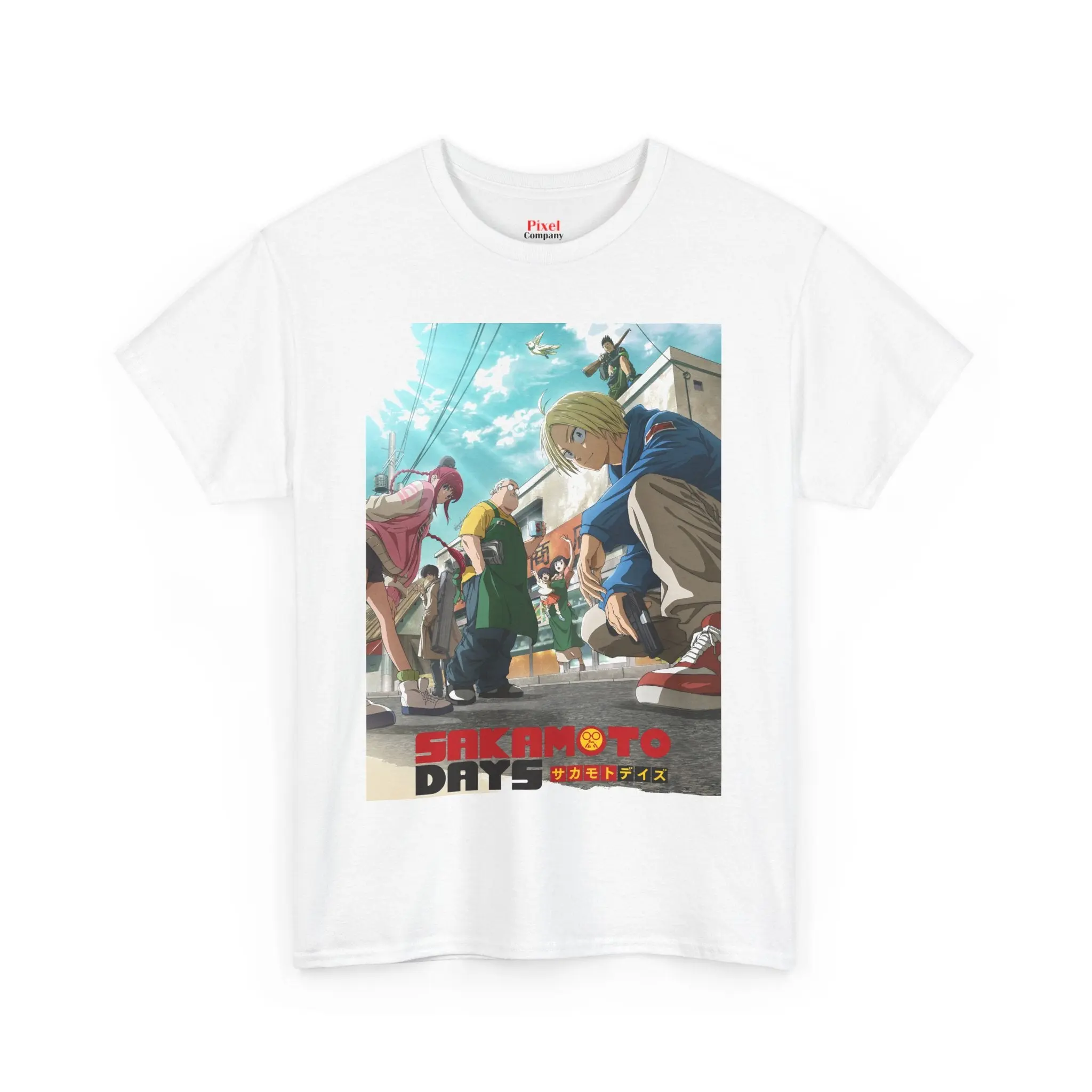 Sakamoto Days Anime T-Shirt | Japanese Manga Graphic Tee | Action Comedy Otaku Shirt | Shonen Jump Anime Merch | Unisex Cotton Tee cotton anime tshirt