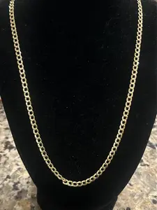 14K Gold Necklace Cuban