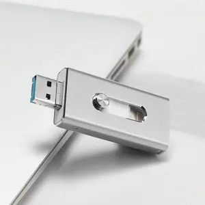 High-Speed USB 3.0 Flash Drive, 4-In-1 Storage Device with Free Type-C Adapter, Compatible with Android and PC, Class 10 Memory Speed