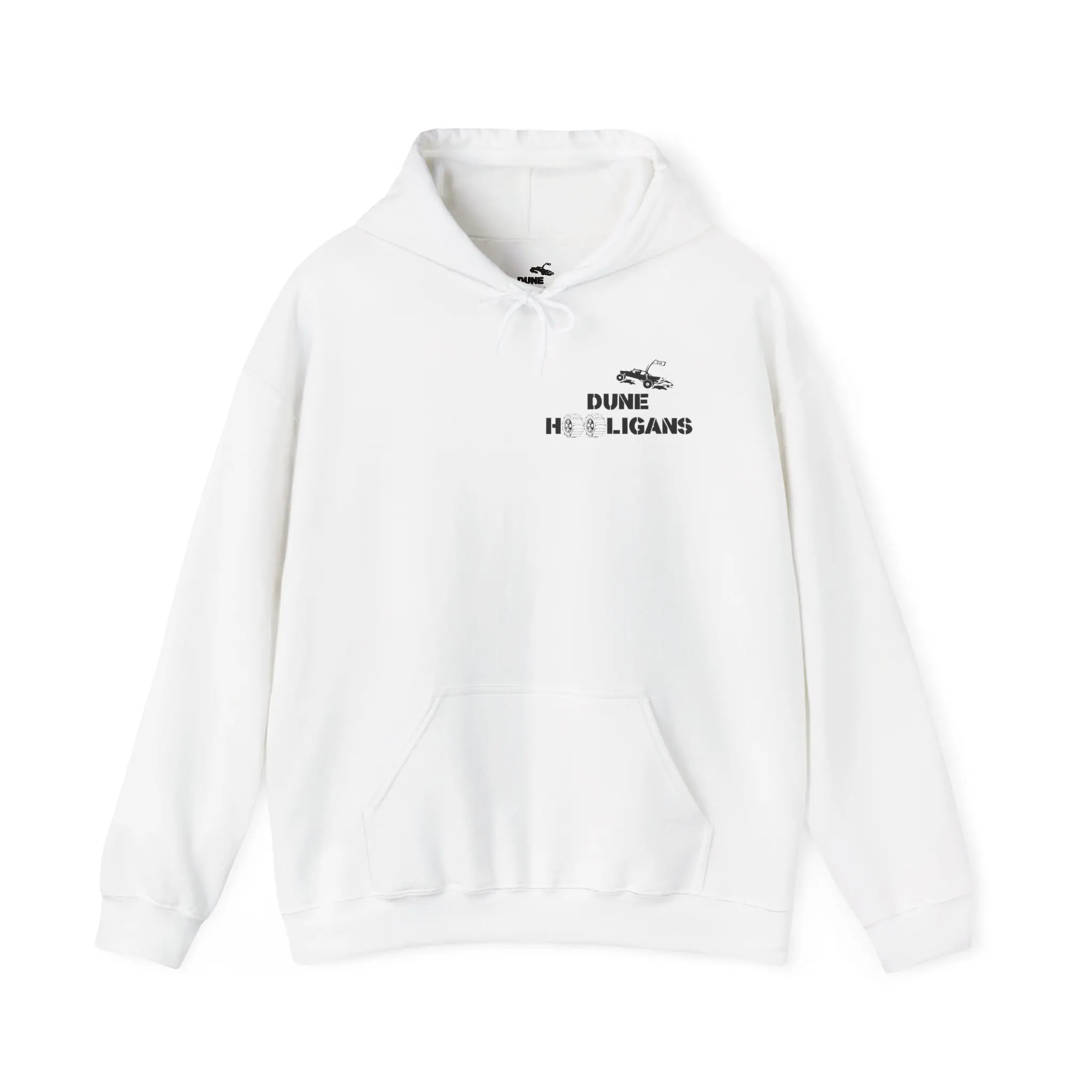 Dune Hooligans Veterans Day Hoodie Cotton Menswear with Kangaroo Pocket & Embroidery Decoration Medium Fit Sweatshirts