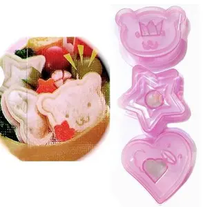 Japanese Bento Accessories Sandwich Cutter 3 designs Small