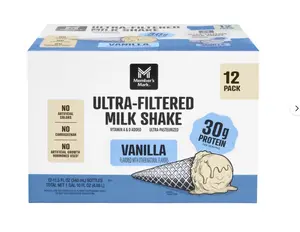 Member's Mark Ultra-Filtered Milk Shake, Vanilla, 11.5 fl. oz., 12 pk.
