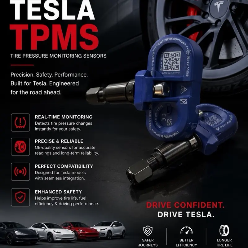 OEM-Style Tesla BLE TPMS Sensor for Model 3, Model Y, Model S & Model X