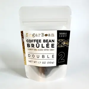 Coffee Bean Brulee Coffee Candy | Double Shot | Coffee Candy |  Confection | SugarBean