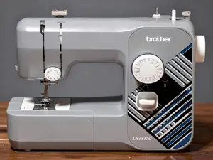 Brother LX3817G 17-Stitch Portable Full-Size Sewing Machine, Grey