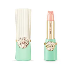 Paul & Joe Cat-Shaped Lipstick Duo – Case + Refill Set (Pearl, Tinted, or Moisturizing Cat Lipstick)