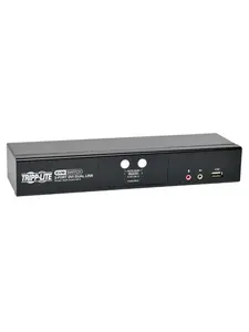 Tripp Lite TRL-B004-DUA2HRK 2-Port DVI Dual-Link & USB KVM Switch with Audio & Cables