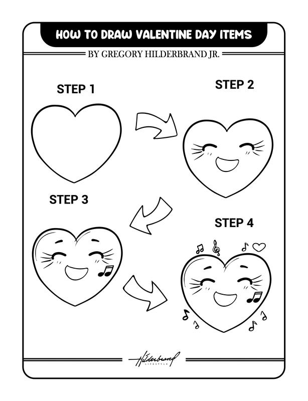 How to Draw Valentine’s Day Items